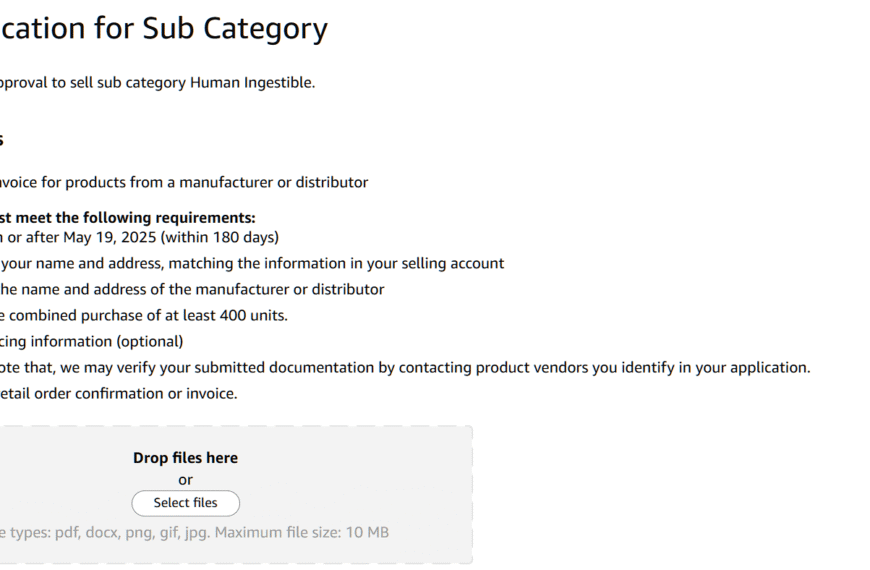 The No-Nonsense Guide to Amazon’s Human Ingestible Approval